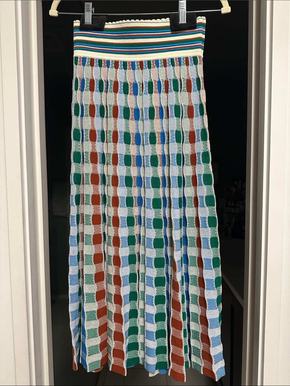 Molli Zellige Stitch Multicolor Skirt